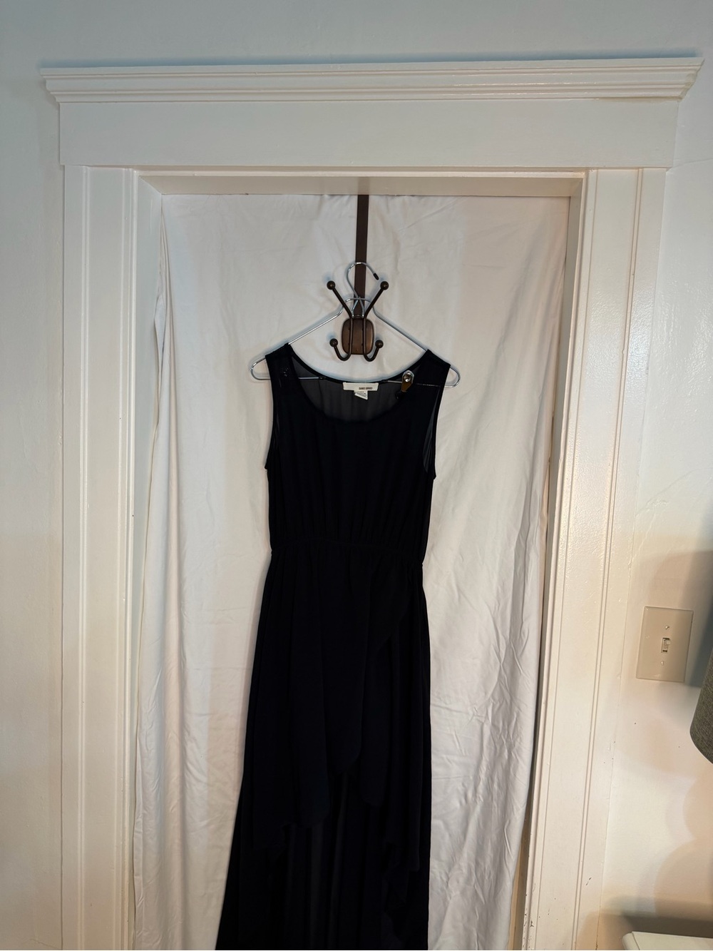 Sans Souci Black Sleeveless Maxi Gown